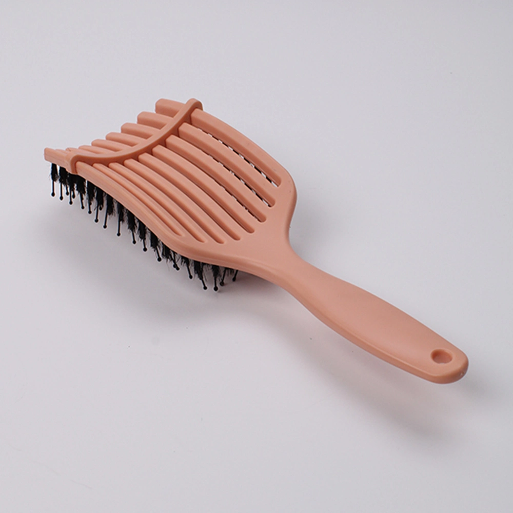 Hairdressing Massage Comb Curved Large Curved Comb Hollow Hair Brush Comb