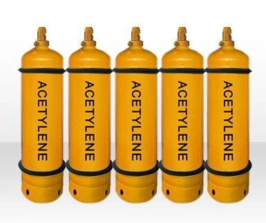 40L Acetylene Cylinder Filled with Acetylene Gas for Welding and Cutting Use