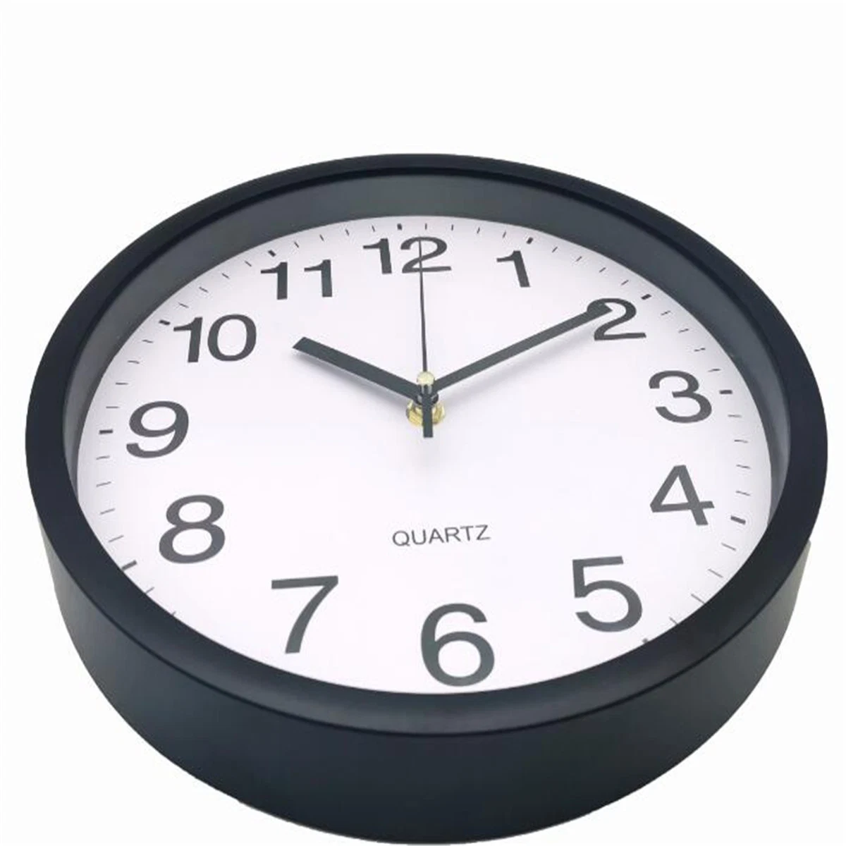 Home Decoration Simple Round Design 10 Inch Plastic Wall Clock