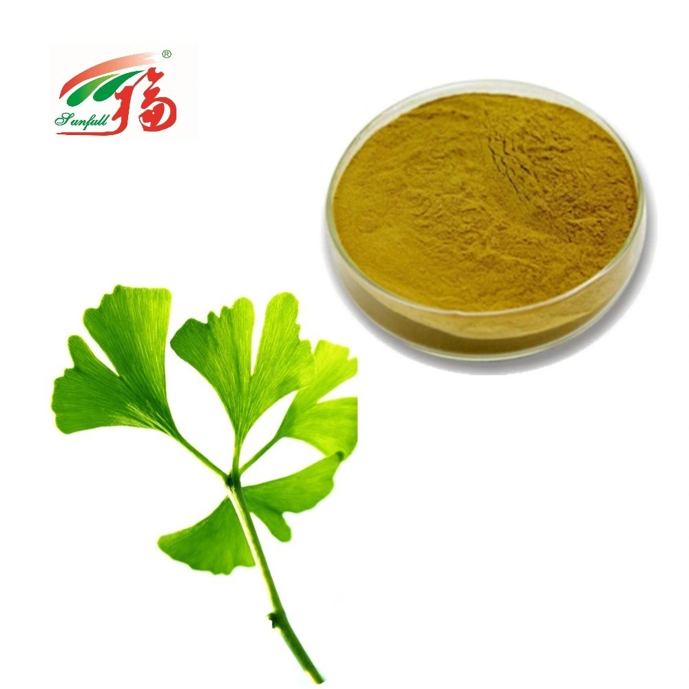 Extrato de Ginkgo Biloba 22 ~ 27% Ginkgoflavoglycosies