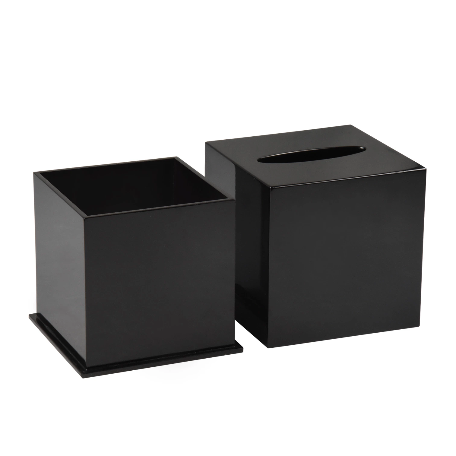 Dongguan Outlet Classic Black Custom Color Wooden Tissue Box