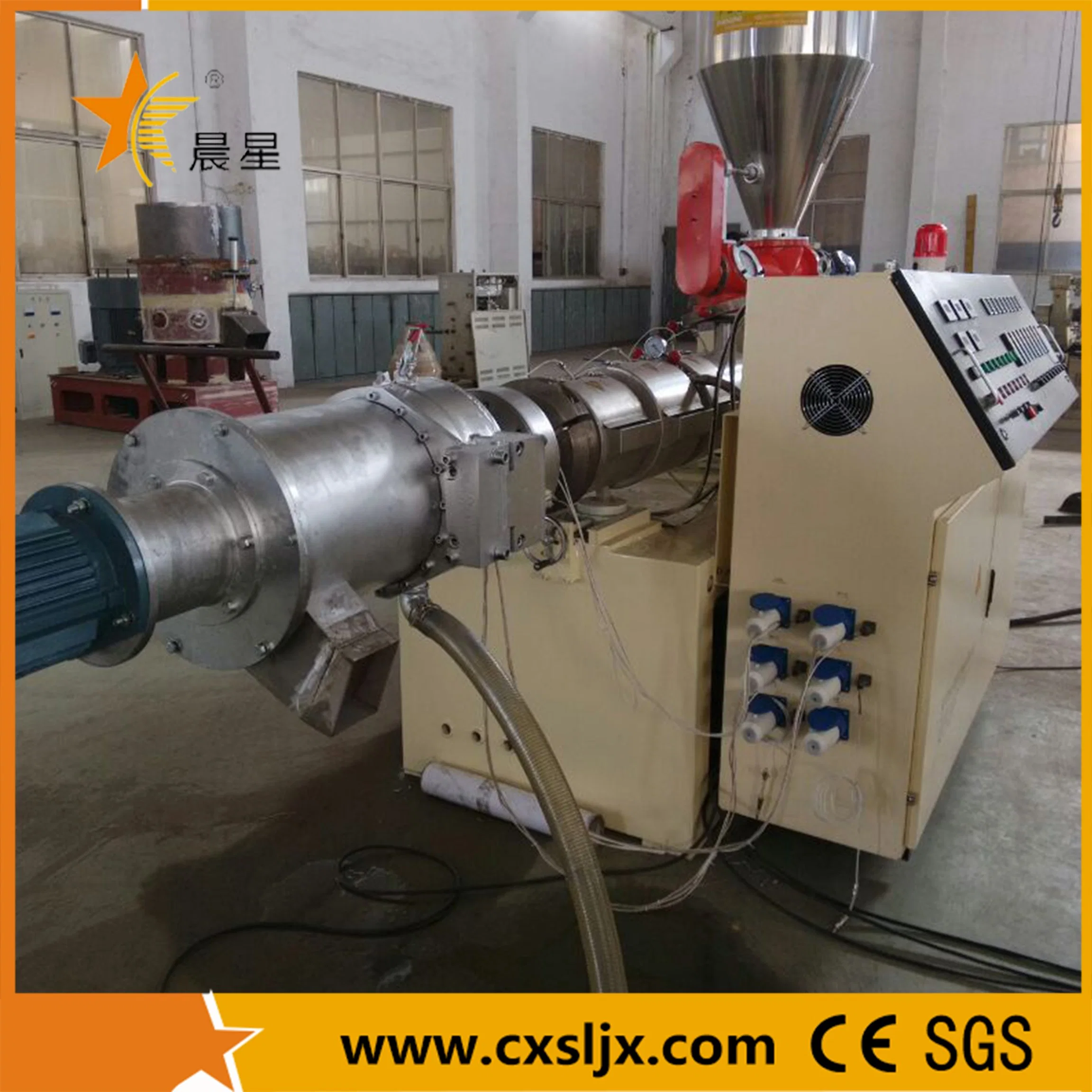 Water Ring Cutting Type Waste PVC Plastic Film Granulating Line / Film Pelletizing Machine