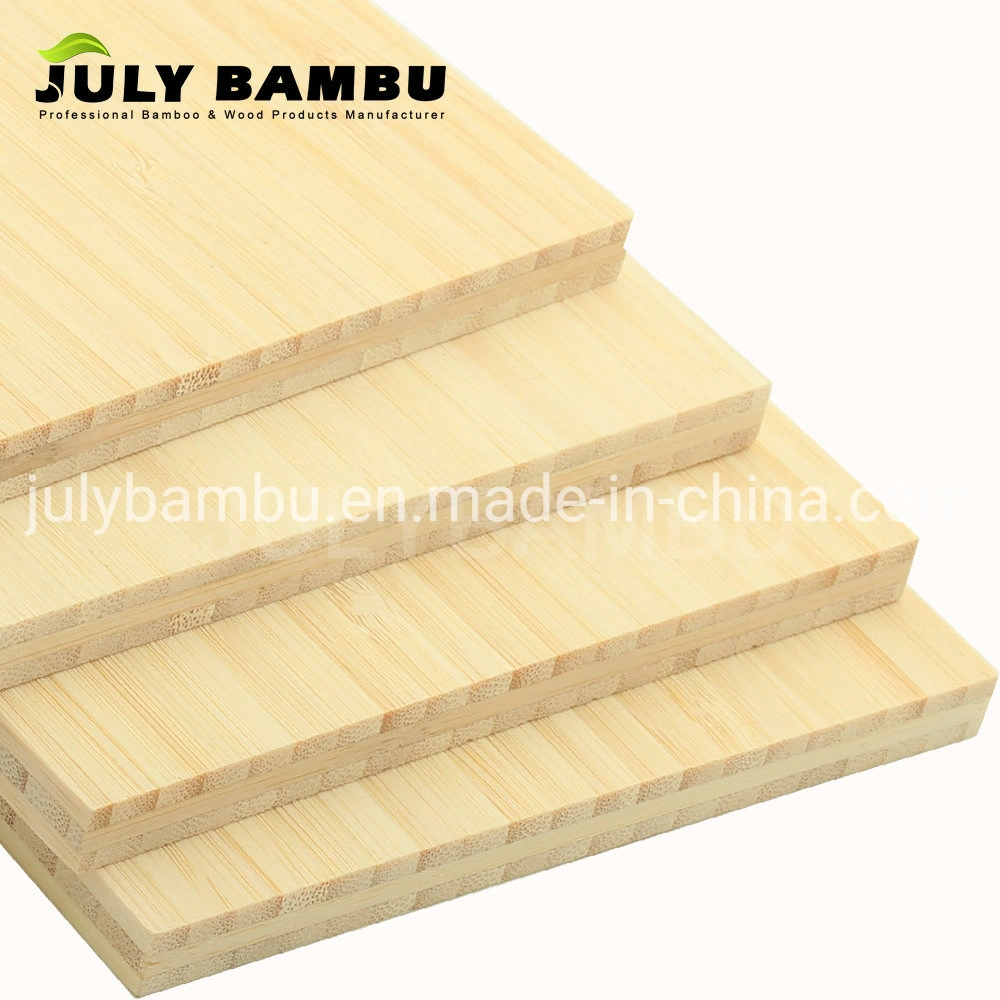 9mm Natural Vertical Corss Lamianted Bamboo Wood Planks Use for Indoor Furniture