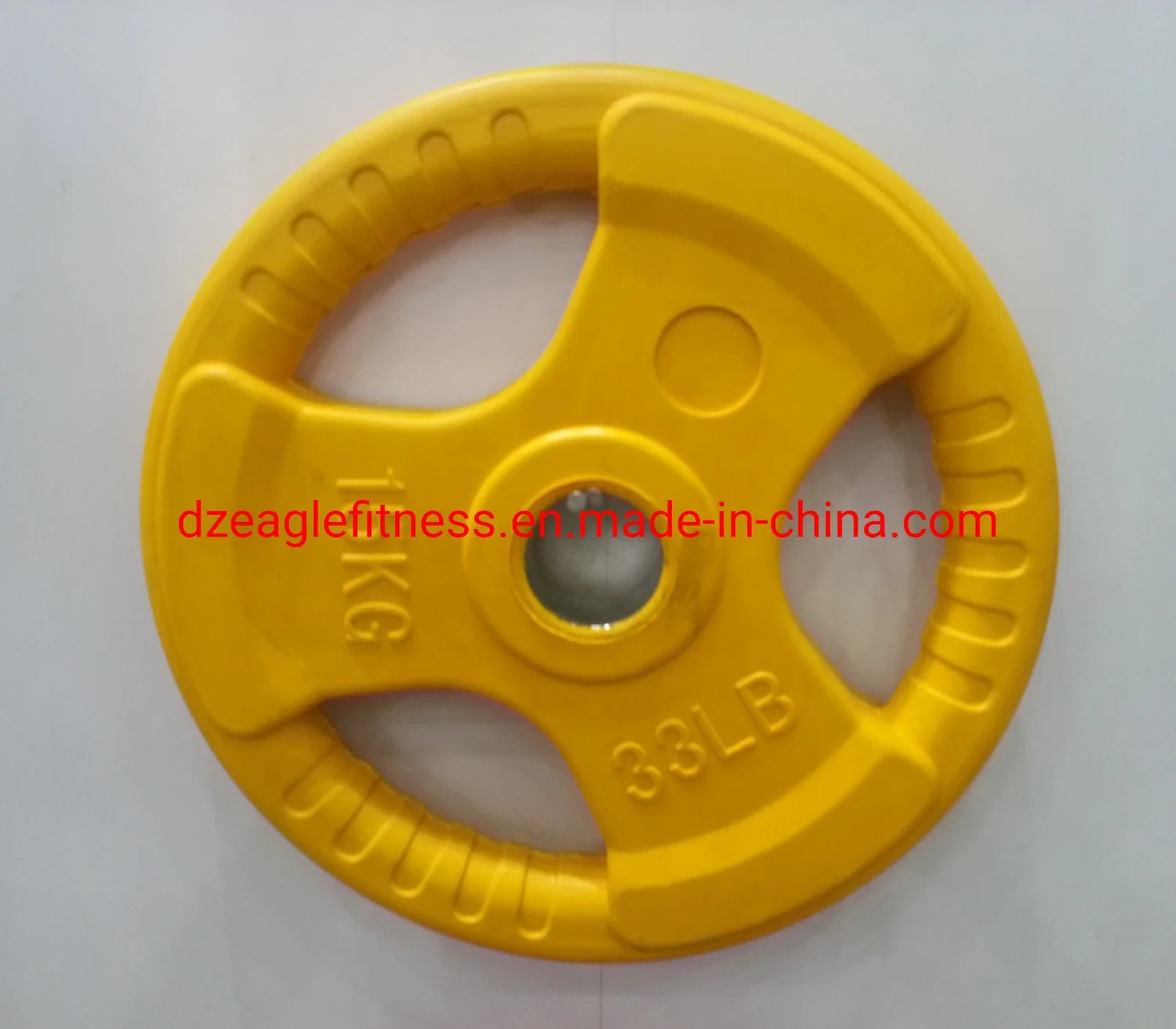 Color Round Edge Rubber Weight Plate