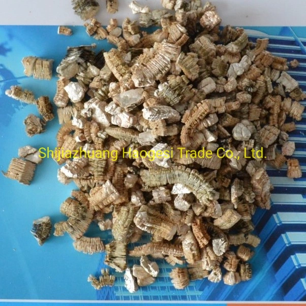 Factory Supply Agricultural Garden Matrix Golden and Silvery Expanded Vermiculite 1-3mm, 3-6mm, 4-8mm