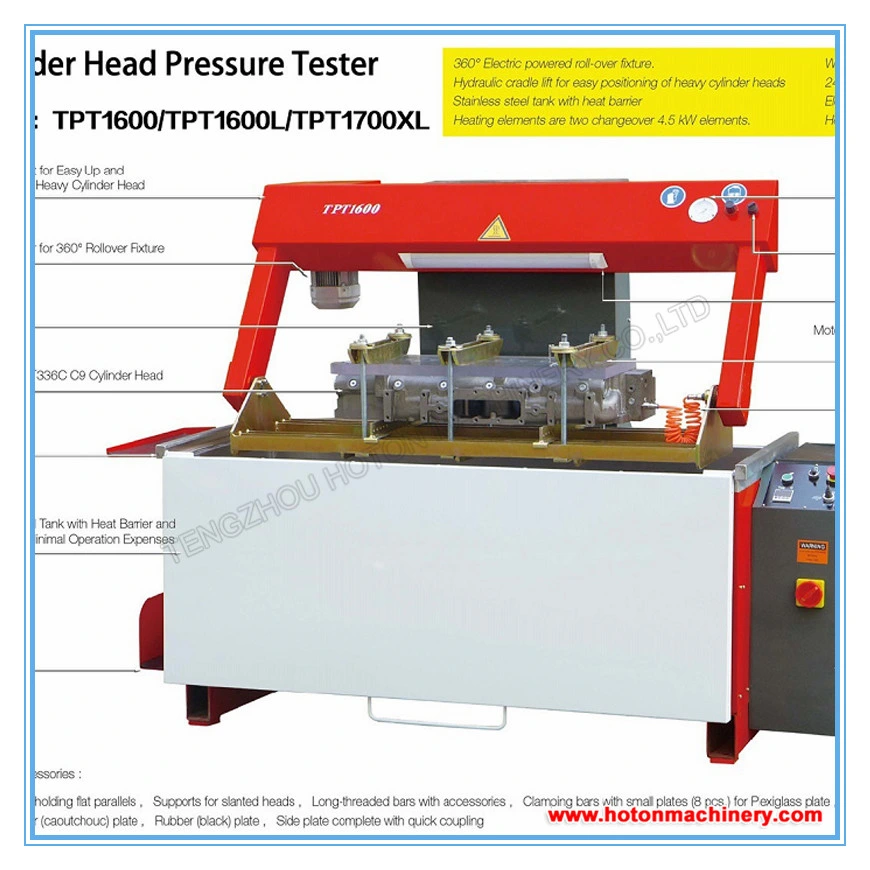 Cylinder head pressure tester for engine remanufacture TPT1600