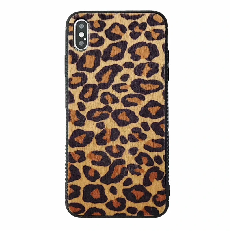 Popular Leopard Print Phone Case com padrão de Design de Moda