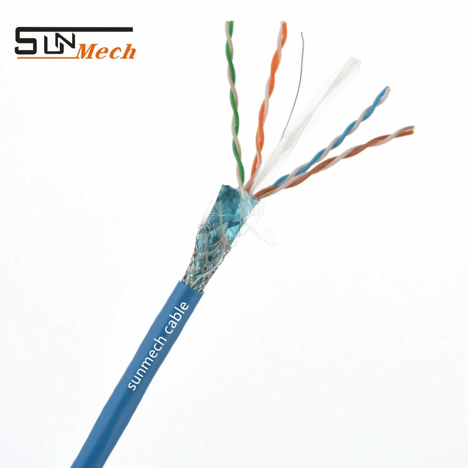 Cat5 CAT CAT5e6 Cat7 UTP en cuivre nu Commucation SFTP FTP câble pass test Fluke LS LSZH0h CCA Câble LAN 23AWG 24 AWG du câble réseau