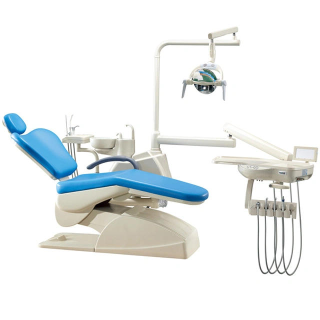 Unité de promotion de chaise de dentiste fabriquée en usine avec lumière LED