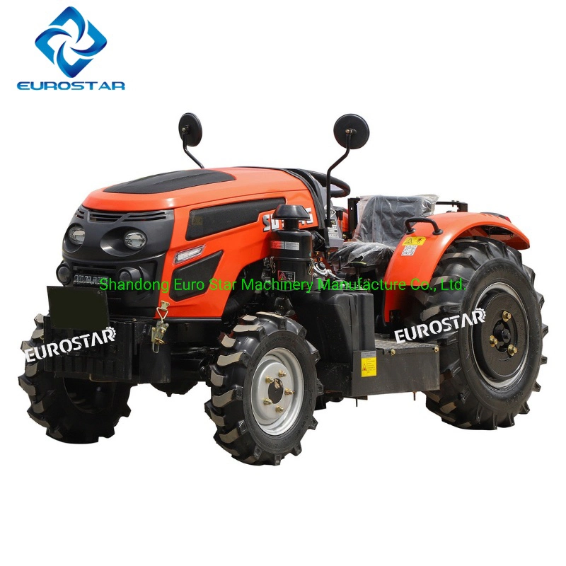 4WD 50HP Orchard Traktor kleiner Allrad-Traktor Garten Traktor Walking Traktor Mini Traktor für Landmaschinen Maschine Es5048g CE