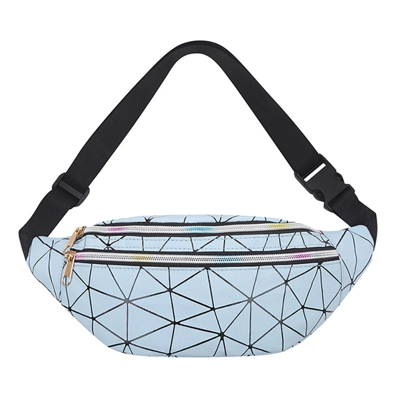 Les sacs Fanny brillante Taille holographique sacs sac banane Crossbody pour les femmes