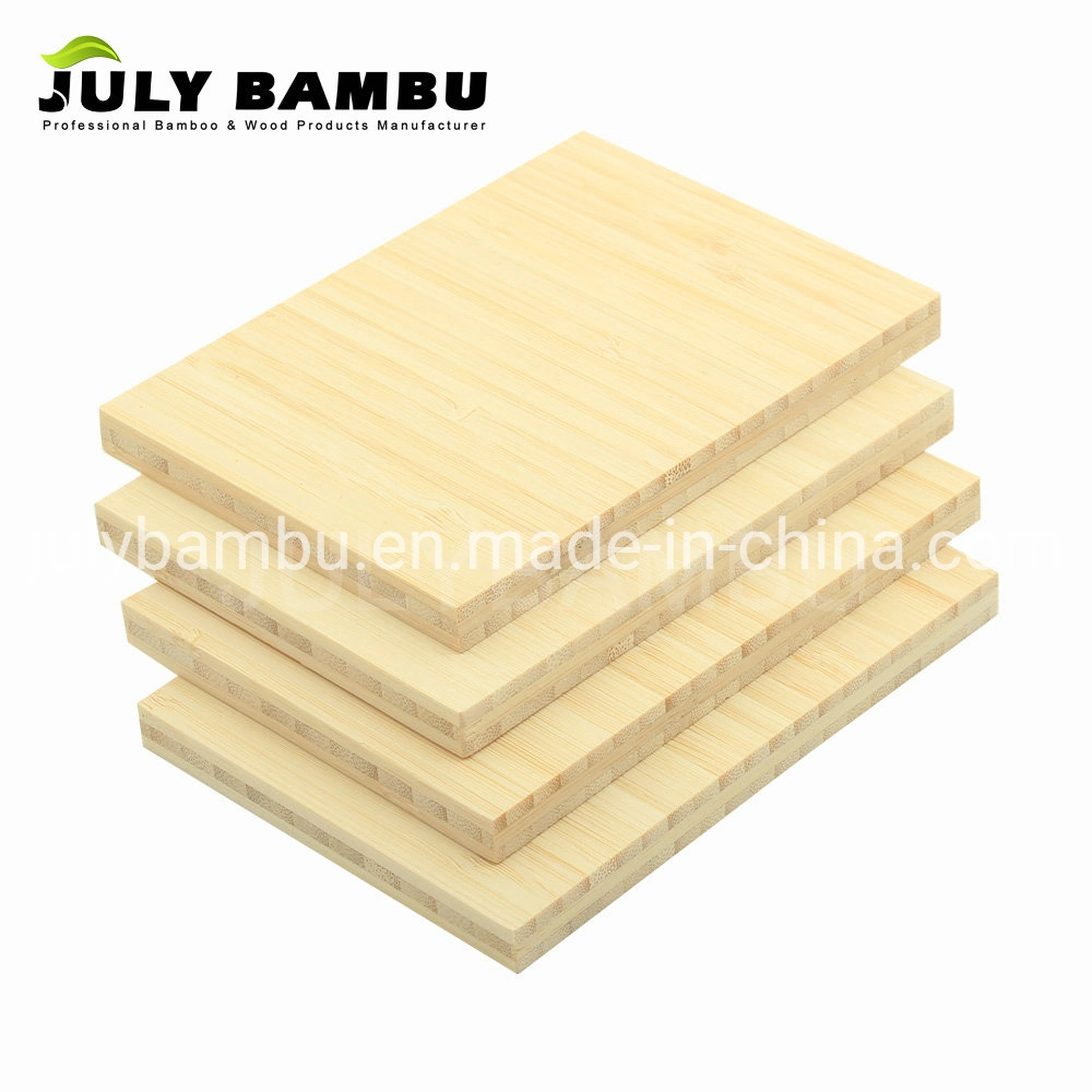 9mm Natural Vertical Corss Lamianted Bamboo Wood Planks Use for Indoor Furniture