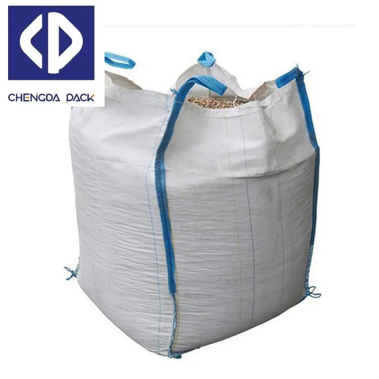 FIBC 500kg1000kg 1500kg PP Woven Big Jumbo Bulk Bags para Envasado de betún Cemento químico polvo