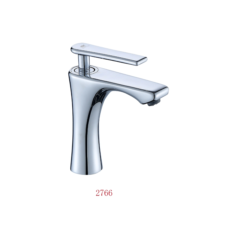 Factory Wholesale/Supplier Chromed Single Handle Brass Sink Kitchen Faucet Bathroom Faucet