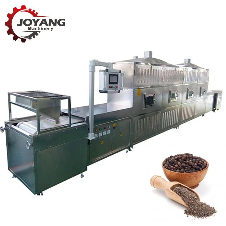 PLC Control Tunnel Microwave Low Temperature Sterilizing Microwave Drying Machine