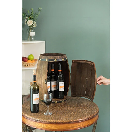 Wine Bottle Barrel Rack for Sales, Homes, and Exhibitions