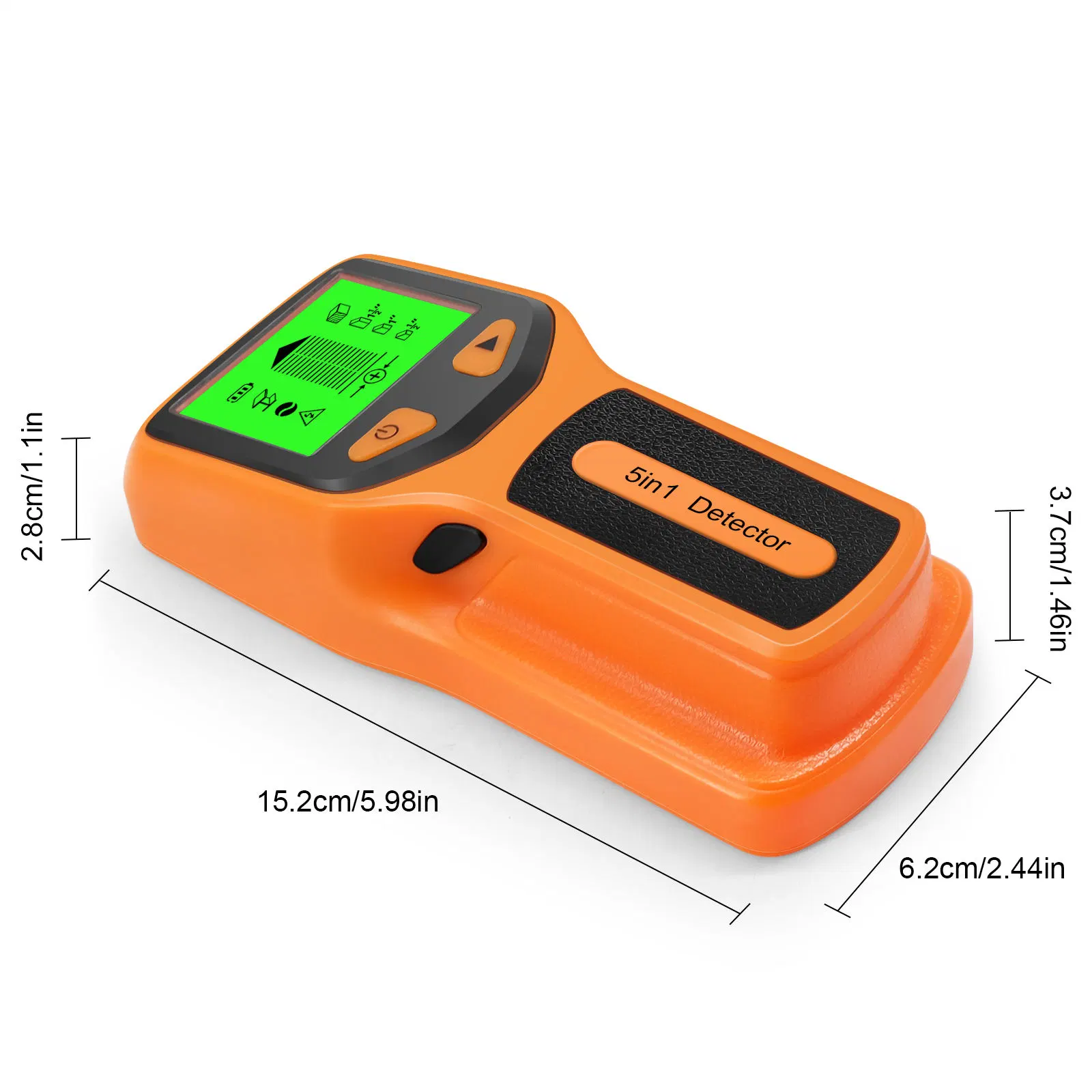 Detector de cabo de montagem na parede com detector de fios metálicos 5 em 1 Scanner de parede