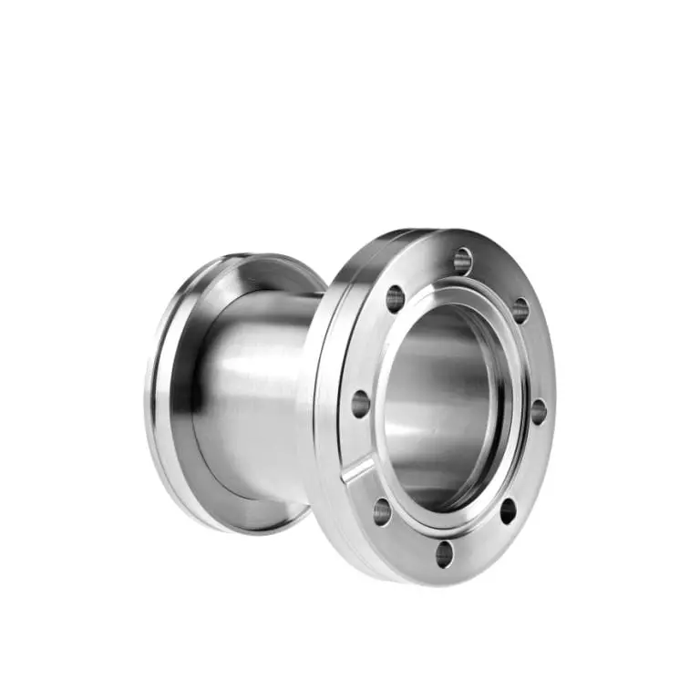 Stainless Steel 304 Vacuum Reducing Flange CF to Kf Reducer Pipe Fittings for Semiconductor