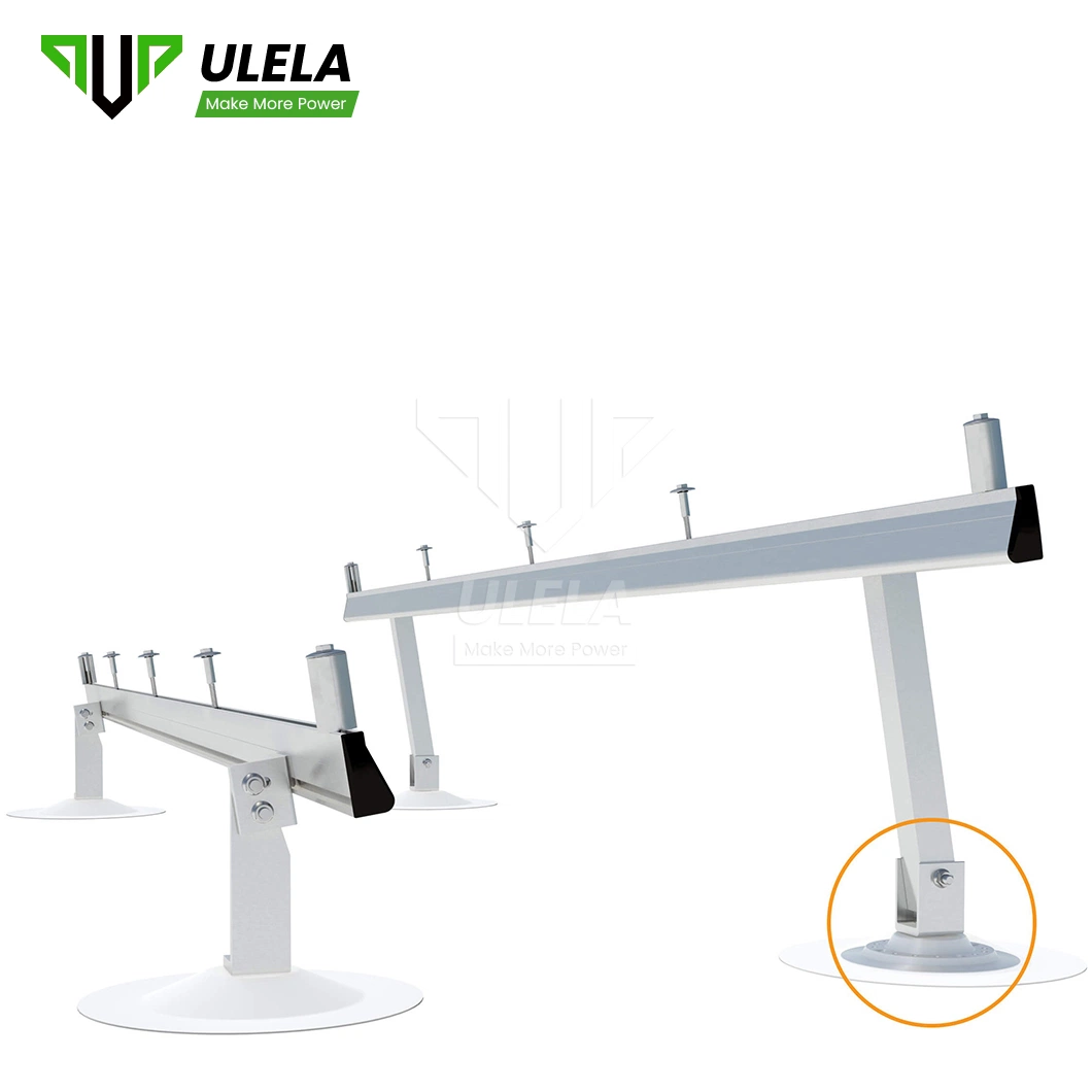 Ulela Sun Tracking Solar Mount Manufacturing PV Solar Carport Mounting System China Flat Roof Solar Mount