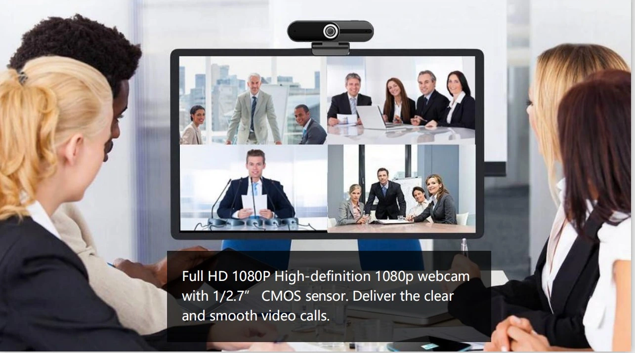 2020 Alojamento privado Full HD 1080p de Redução de Ruído microfone Webcam do calculador da câmara de vídeo