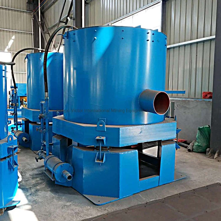 Machine centrifuge de lavage à diamant alluvial pour séparer la vis de plomb