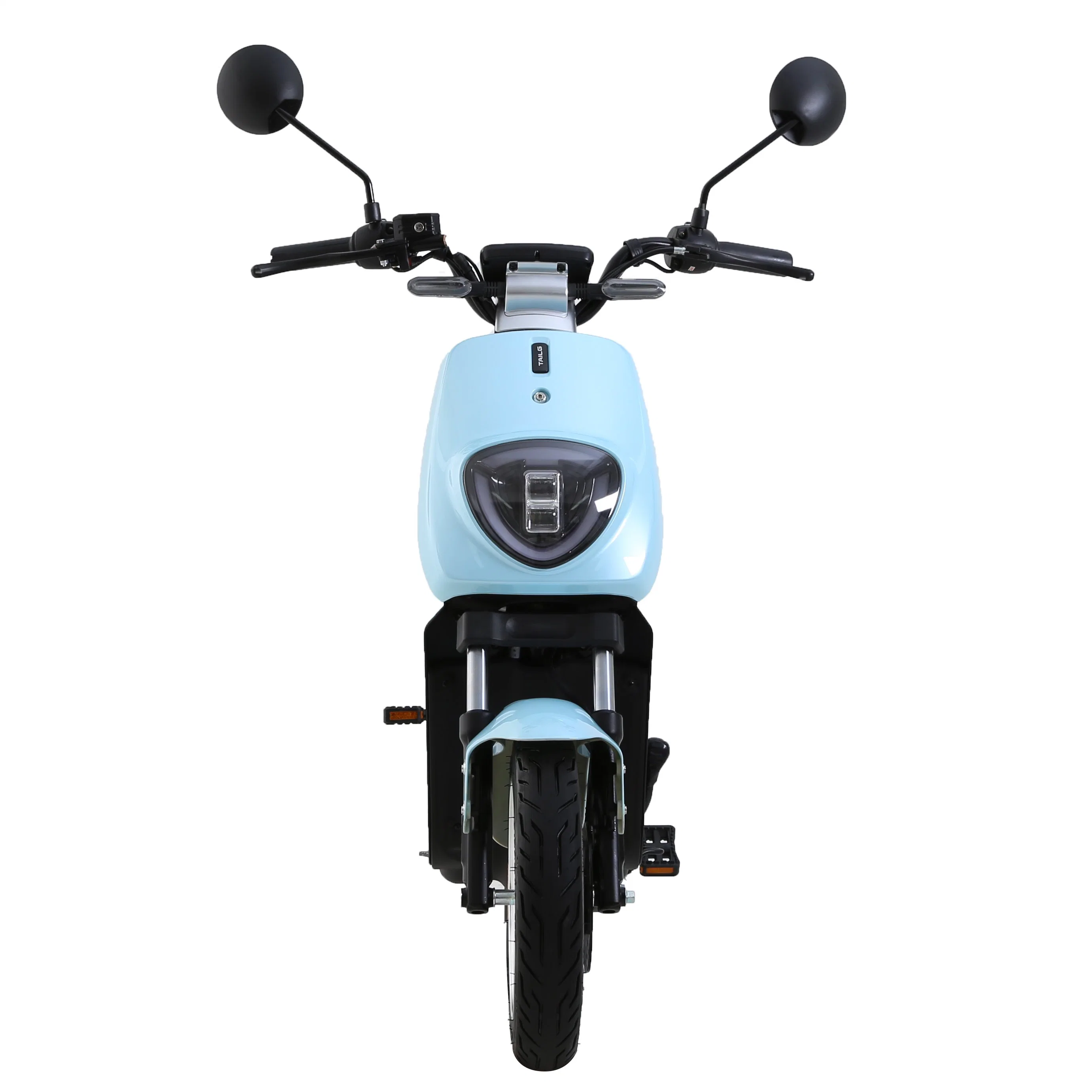 48V500W Electric Moped Scooter with Removable Lithium Battery