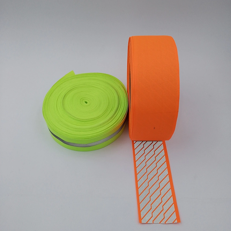 Quality High Reflective Webbing Tape Custom Patterns Reflective Ribbon for Safety Garment