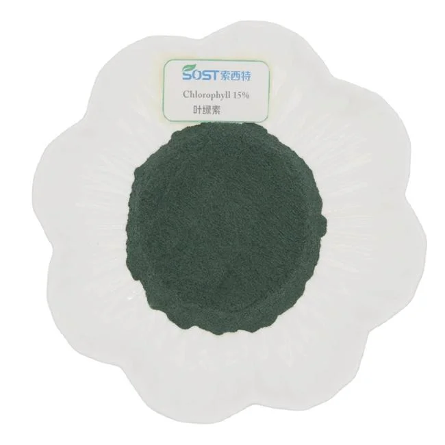 SOST Provide Bulk Soluble Natural Food Color Chlorophyll Sodium Copper Chlorophyllin 95%