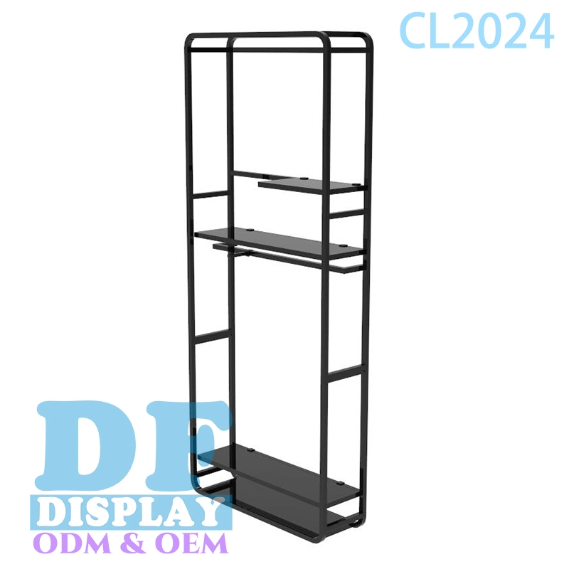 Atacado roupas Rack Shop Design idéias mobiliário Garment Display Rack