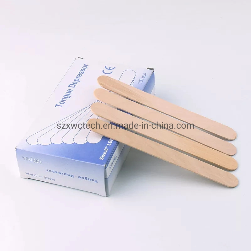 Chinese Supplier Cheap Birch Wooden Tongue Depressor for Hospital