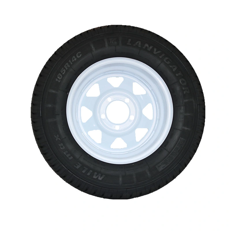 Chinese Best Quality Natural Rubber Radial Truck Tyre with Wheel Rim for Truck Trailer and Car 185r14c