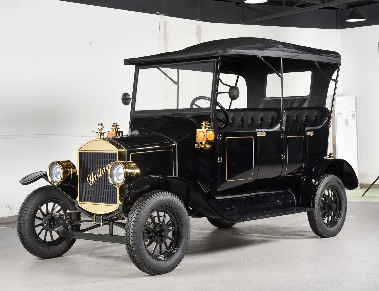 Carro turístico de baterias modelo T clássico com certificado CEE