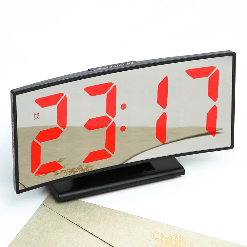 Mesa de cabeceira Snooze Relógio Despertador digital para decoração de quartos