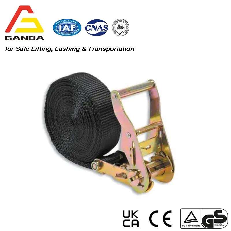 35mm/2t Cargo Lashing Strap with Double Hook