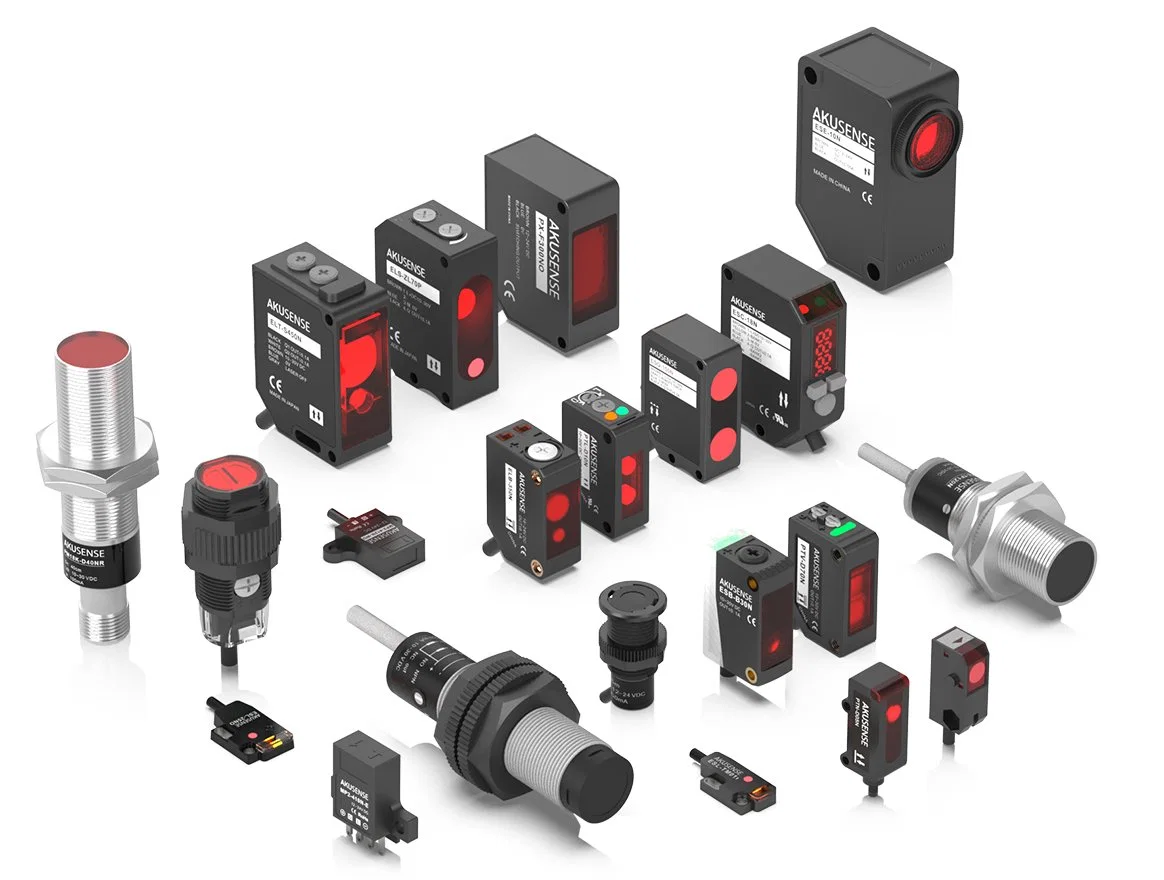 Sensor fotoeléctrico de reflexión difusa NPN de luz infrarroja de forma roscada Con CE