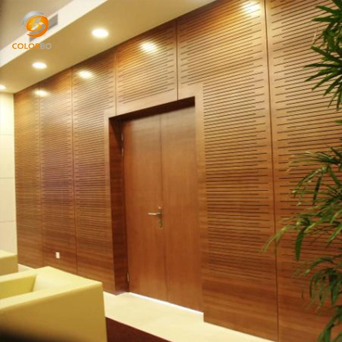 HPL Surface Wooden MDF Core Acoustic Wall Tiles/Wood Panel