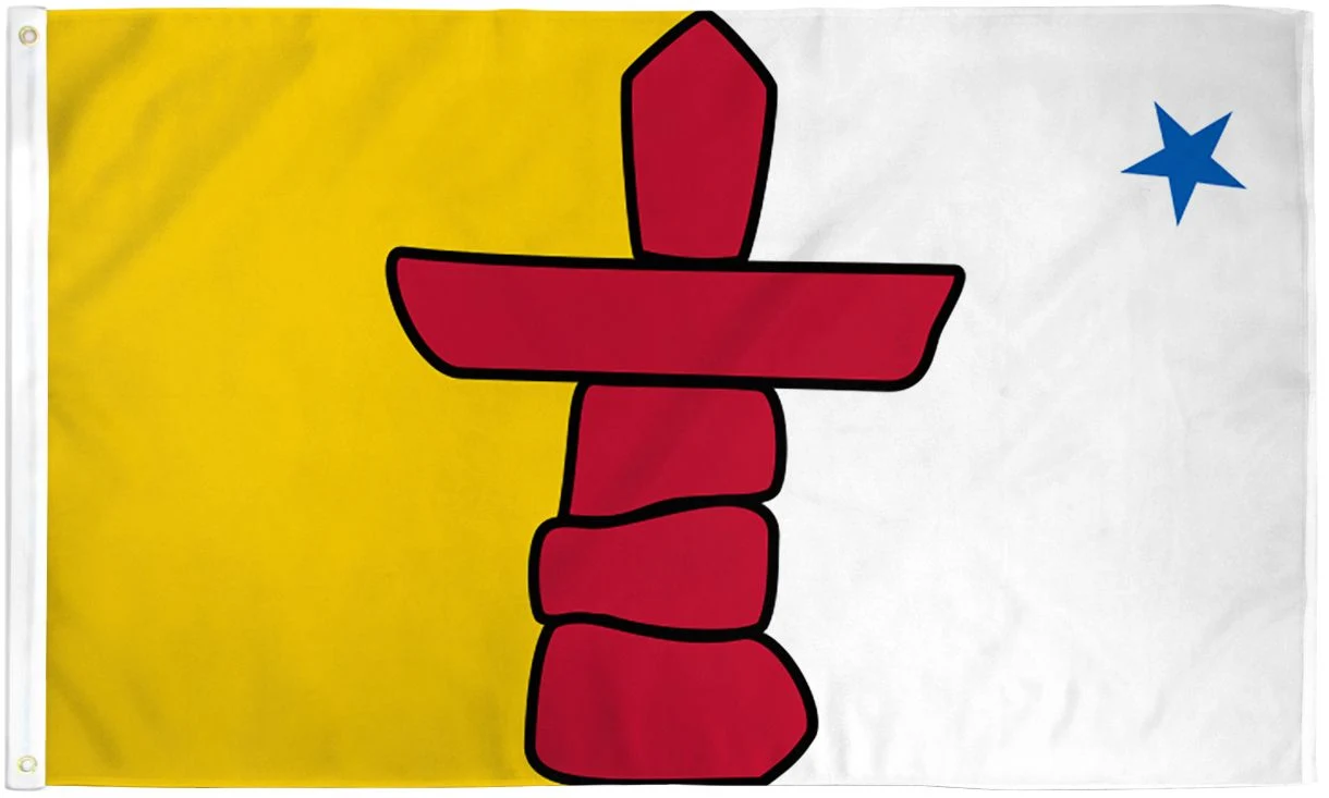 Bandera de Nunavut 3x5 pies Estado Provincia de Canadá Australia Bandera bandera