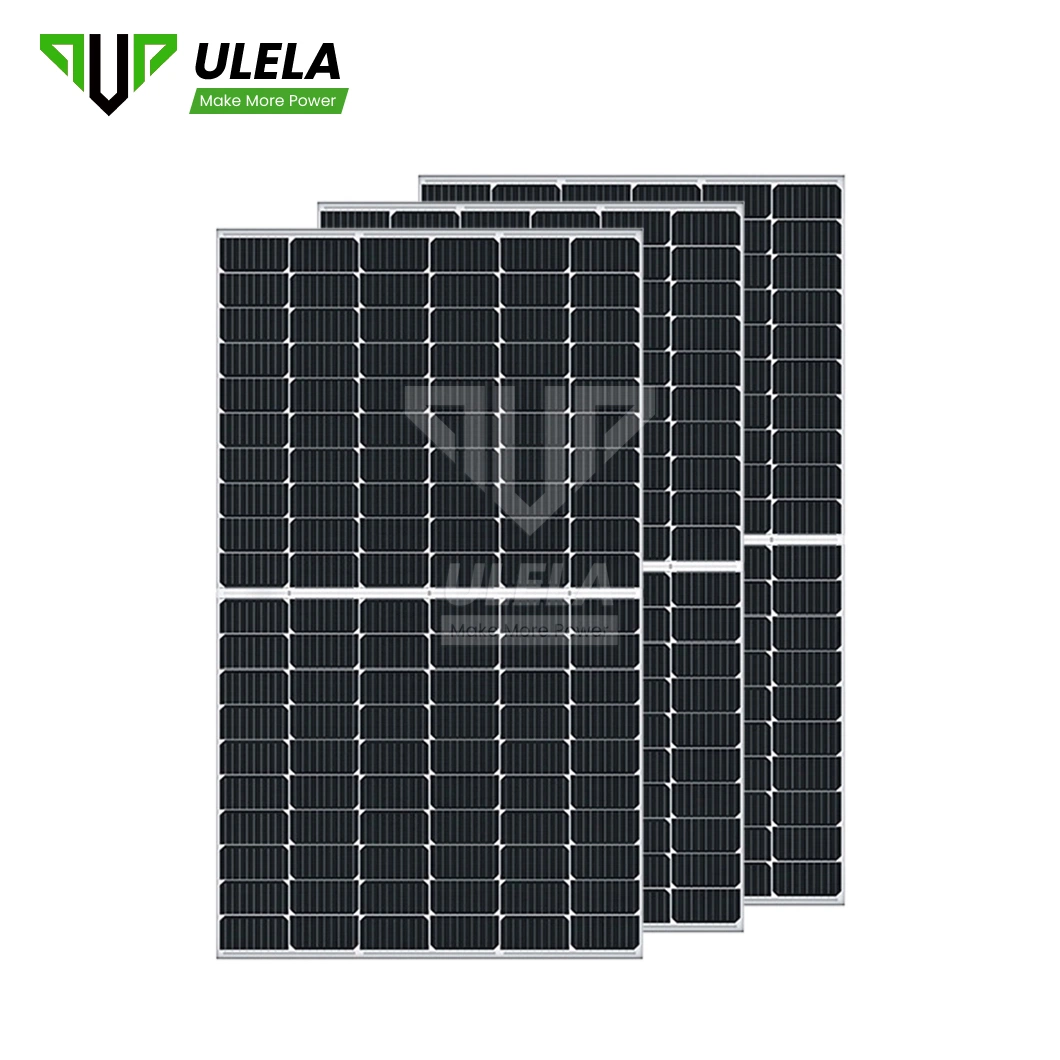 Inicio Proveedores Ulela Panel Solar Panel solar transparente personalizado de silicio monocristalino China 210mm mono Panel solar de 1000W