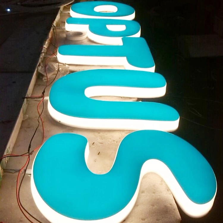 Outdoor Illuminated Light Advertising Indoor Custom 3D Acrylic LED Channel Letter Sign