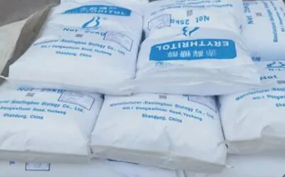 Wholesale/Supplier Organic Erythritol Powder Sweetener Bulk Price 25kg Food Grade Factory Supply