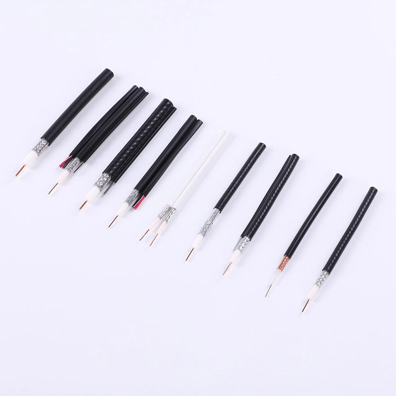 High Quality Black Compression RG6 Coaxial Cable