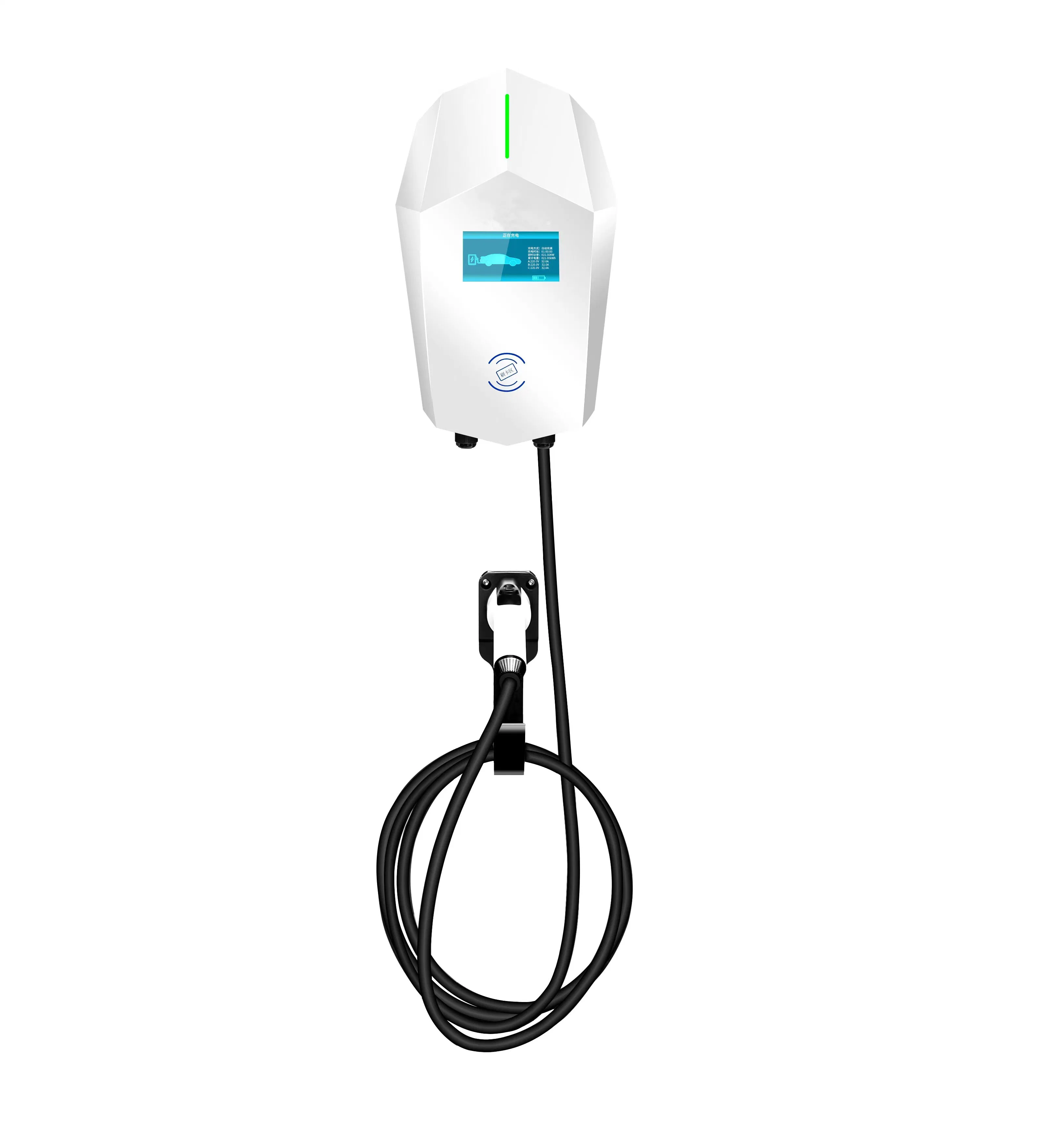 22Kw monté sur un mur domicile utilisé boîtier mural chargeur AC EV EV chargeur avec la certification CE