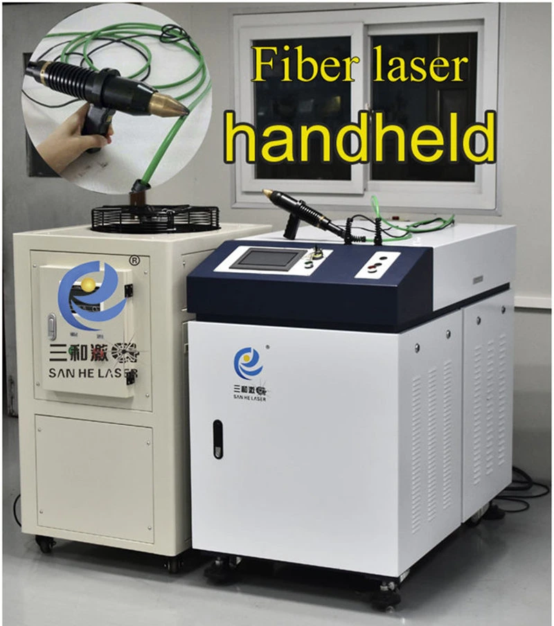 China Hand-Held Portable Fiber Optic Laser Welding Machine with Fiber Cable Transmitted Gun 500W