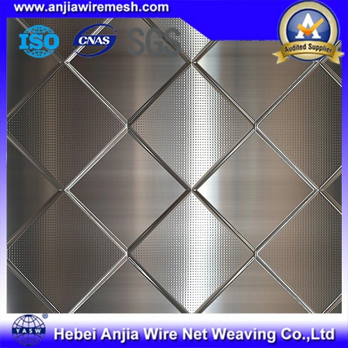 Beige Steel Mesh Galvanized Expanded Metal Mesh for Building Material with SGS
