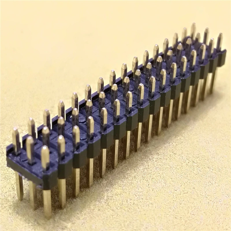 Connector Board to Board Brass Pins Gold Plating Pin Header