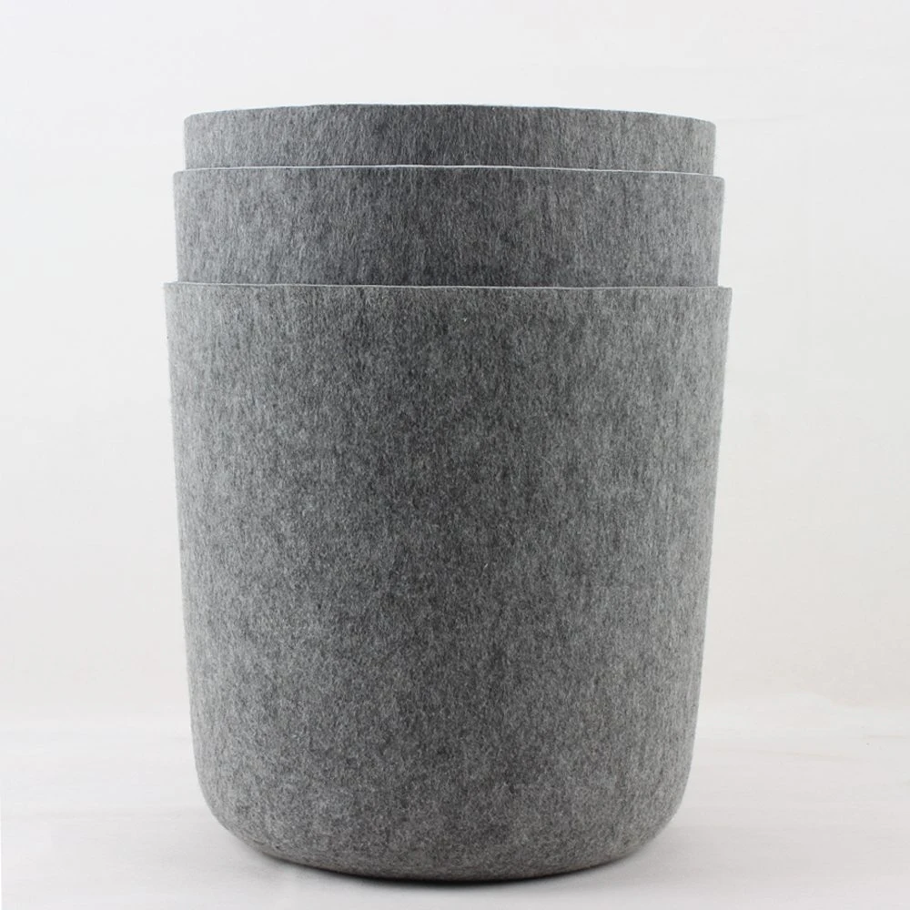 Stamped Pet Felt Durable and Eco Friendly Cutomized Size Fabric Cube Storage Bin