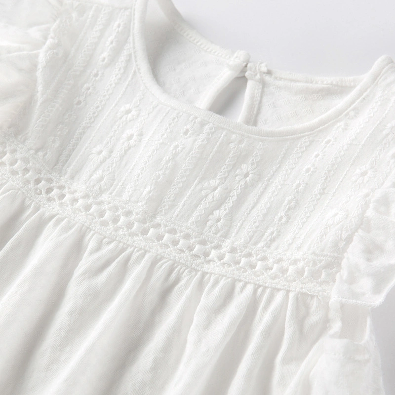 Summer Customs Infants Short Sleeve Ruffle Baby Children Dress