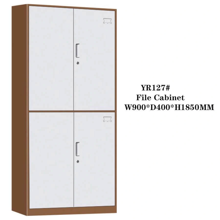 شعبية Steel File Storage 4 Doors Metal Cabinet for School صالة ألعاب رياضية