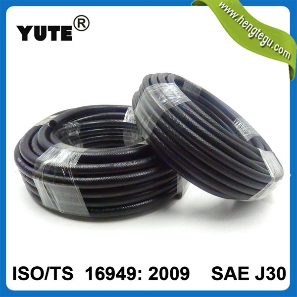 High Pressure ISO/Ts16949 Flexible FKM Eco Fuel Injection Rubber Hose with SAE J30 R9