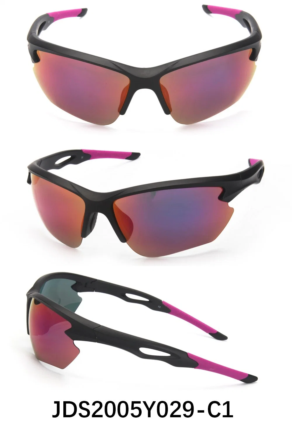 Hot-Selling Direct UV400 Lunettes de soleil Lunettes de sport de la protection de la sécurité des lunettes de vélo de montagne Vélo Hommes Femmes unisexe